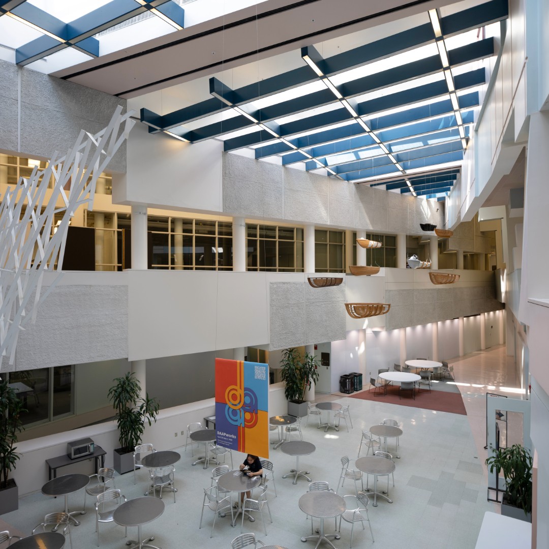 DAAP foyer and cafe.